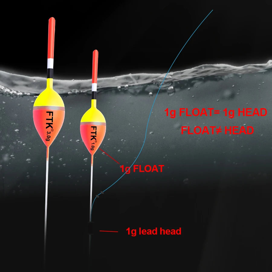 Lightweight Carp Floats Set