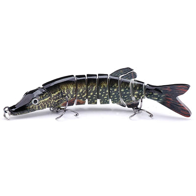 Lifelike Jointed Pike Swimbait for Sea Fishing