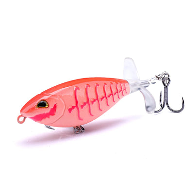 Topwater Double Tail Popper Lure for Bass