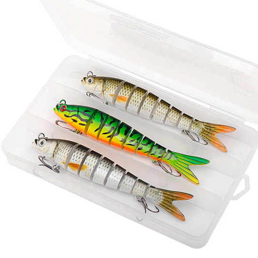 Bionic Jointed Minnow Kit for Pike Fishing