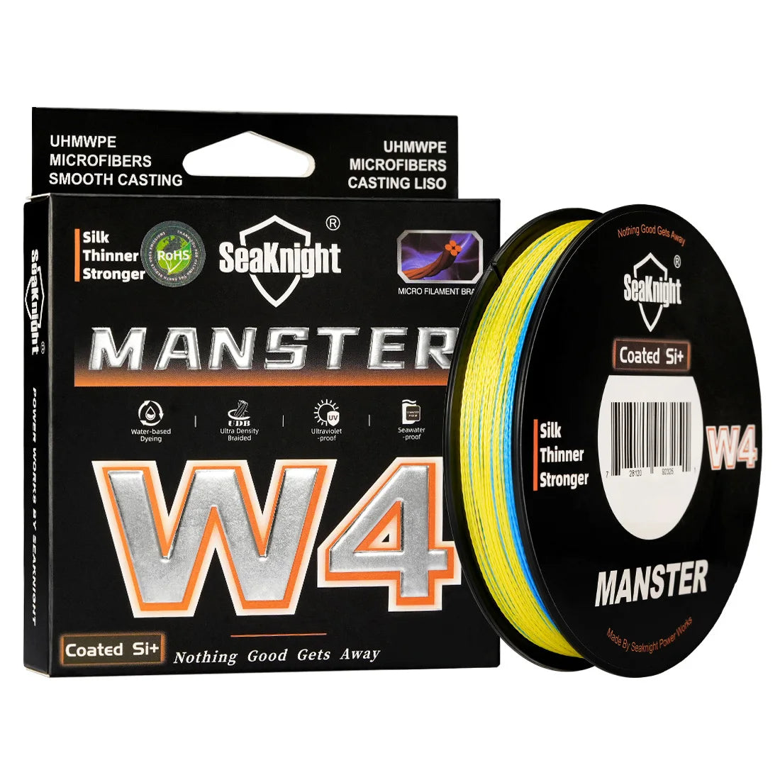 W4 Ultra-Thin 4 Strand Braided Fishing Line