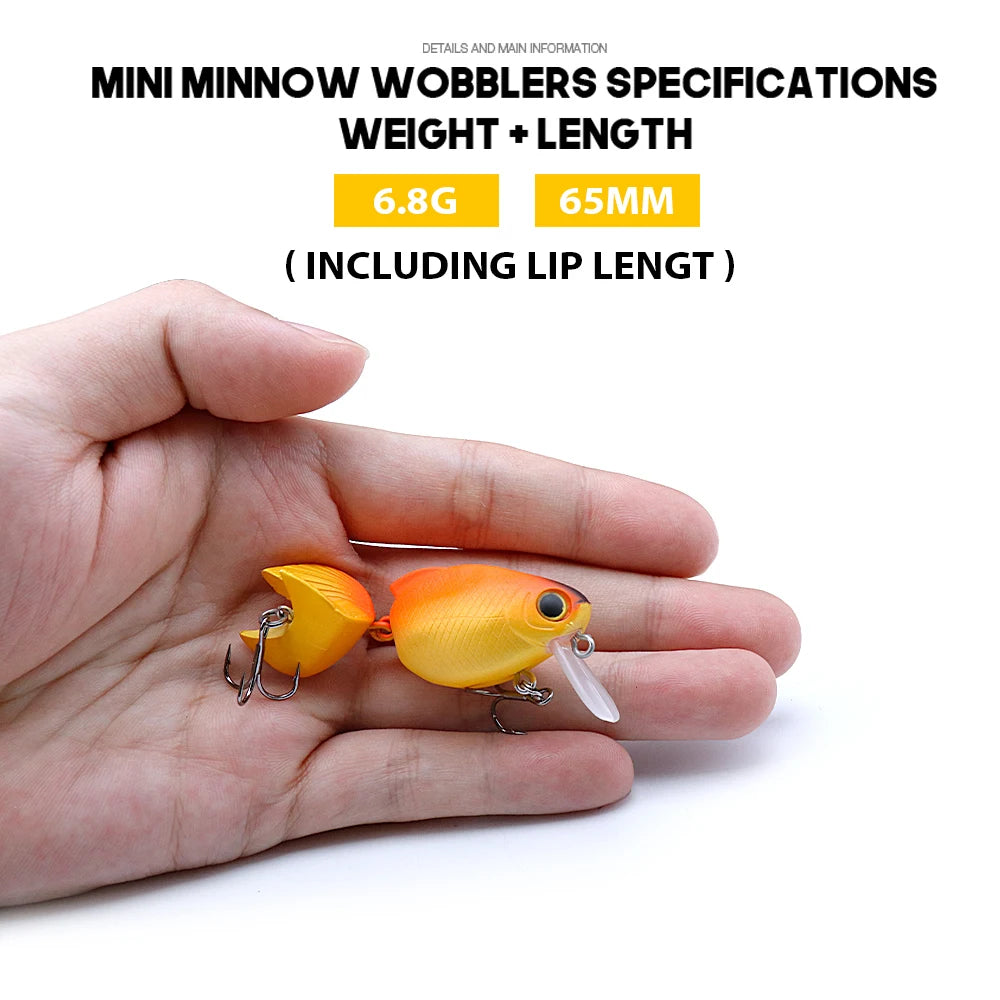 Realistic Goldfish Minnow Floating Lure