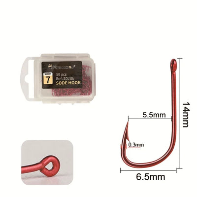High Carbon Hooks for Carp and Fly Fishing