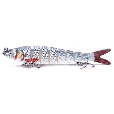 Multi Jointed Sinking Swimbait for Pike Fishing