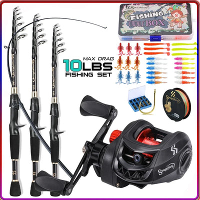 Telescopic Casting Combo for Bass and Trout
