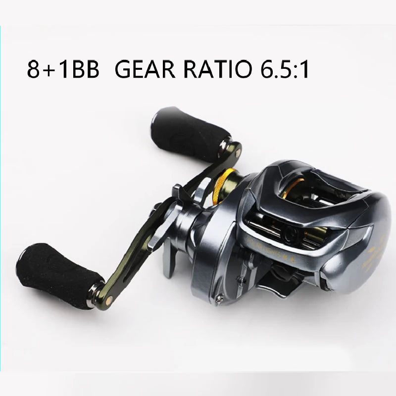 Advanced Baitcasting Reel with Magnetic Brake System