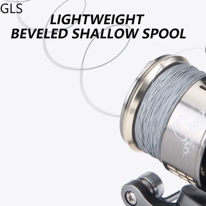 Dual Grip Carp Fishing Reel with Balance Rod Support