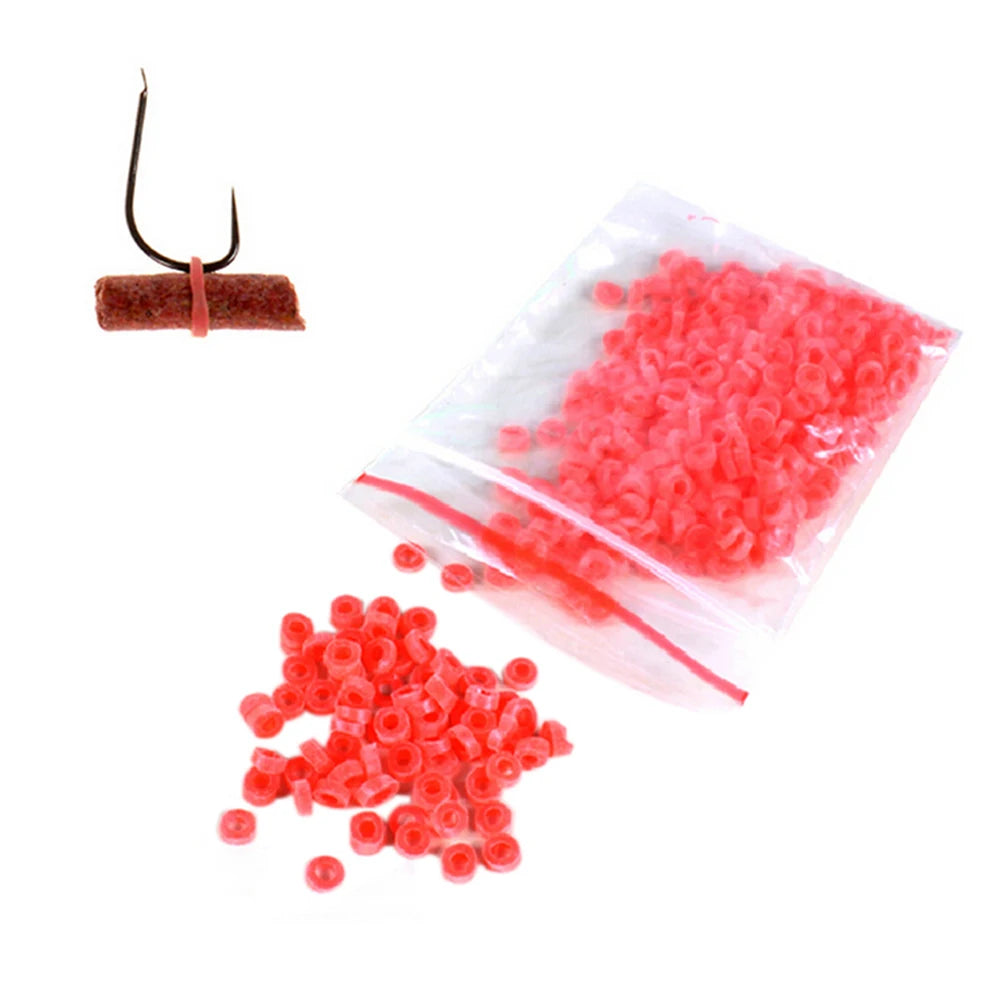 Bloodworm Bait Rubber Bands Set