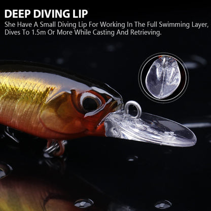 Deep Diving Japanese Minnow Crank Lure