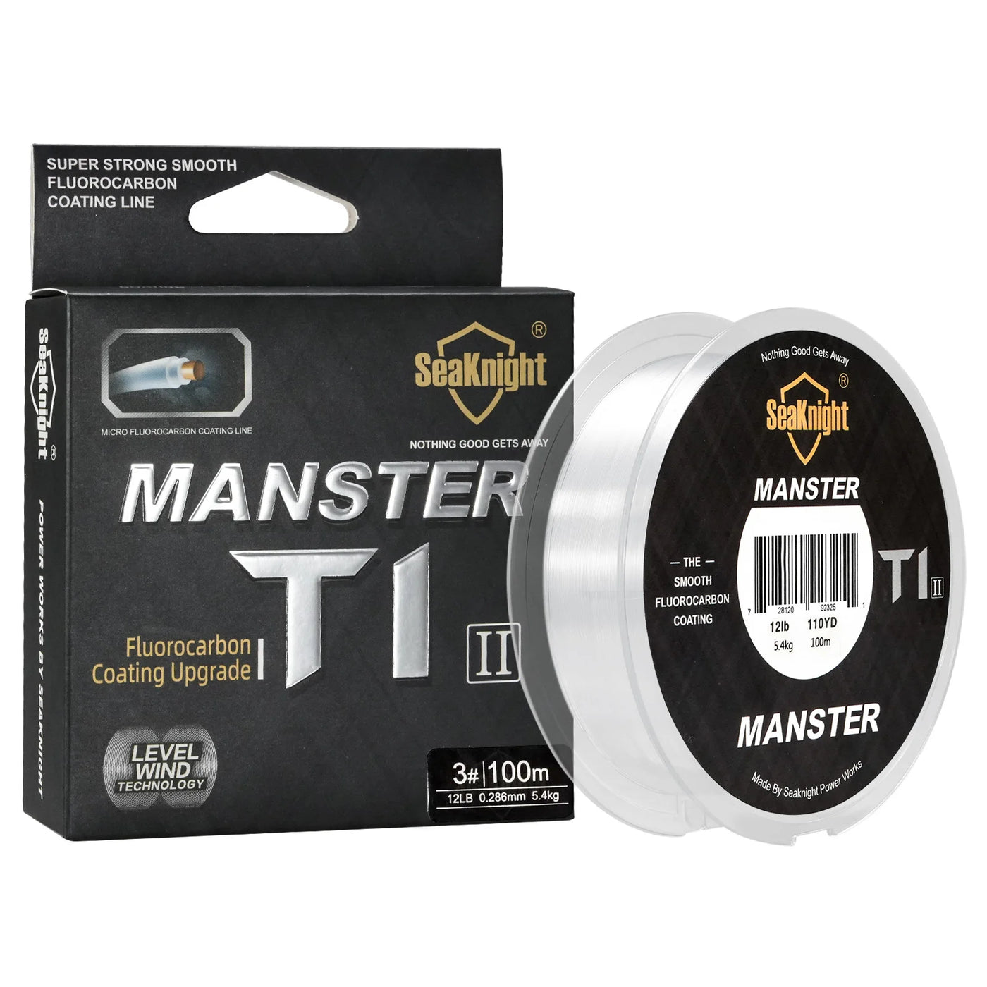 T1 Series Fluorocarbon Coated Nylon Monofilament Sinking Line