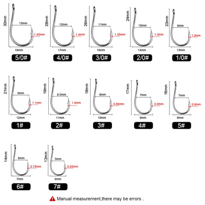 Circle Eyed Carp Hooks for Jig and Soft Baits