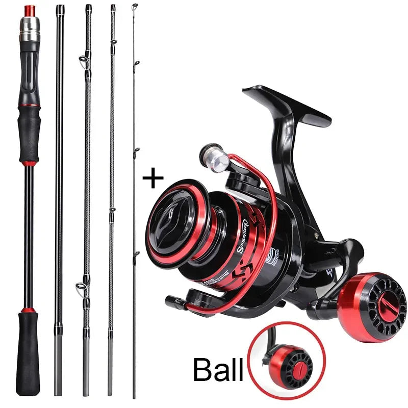 Ultralight Spinning Rod Combo with Reel and Line