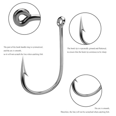 Circle Eyed Jig Hooks for Carp and Lure Fishing