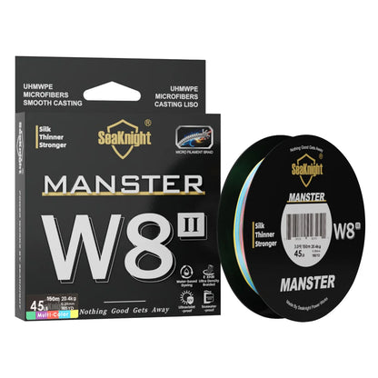 W8II Silicon Coated Braided Fishing Line