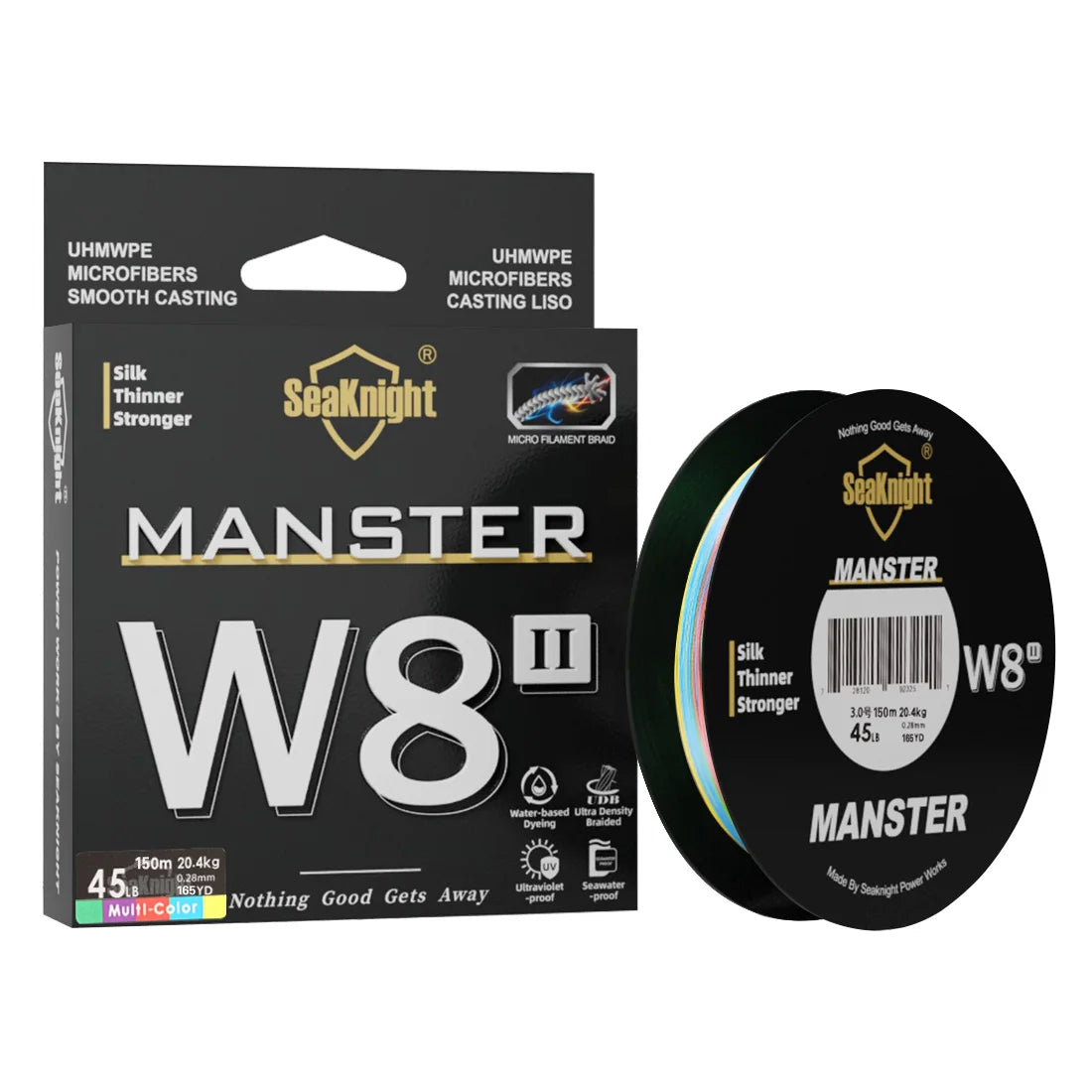 W8II Silicon Coated Braided Fishing Line