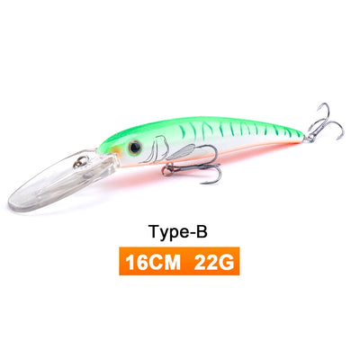 Big Floating Jerkbait Minnow for Sea Trolling