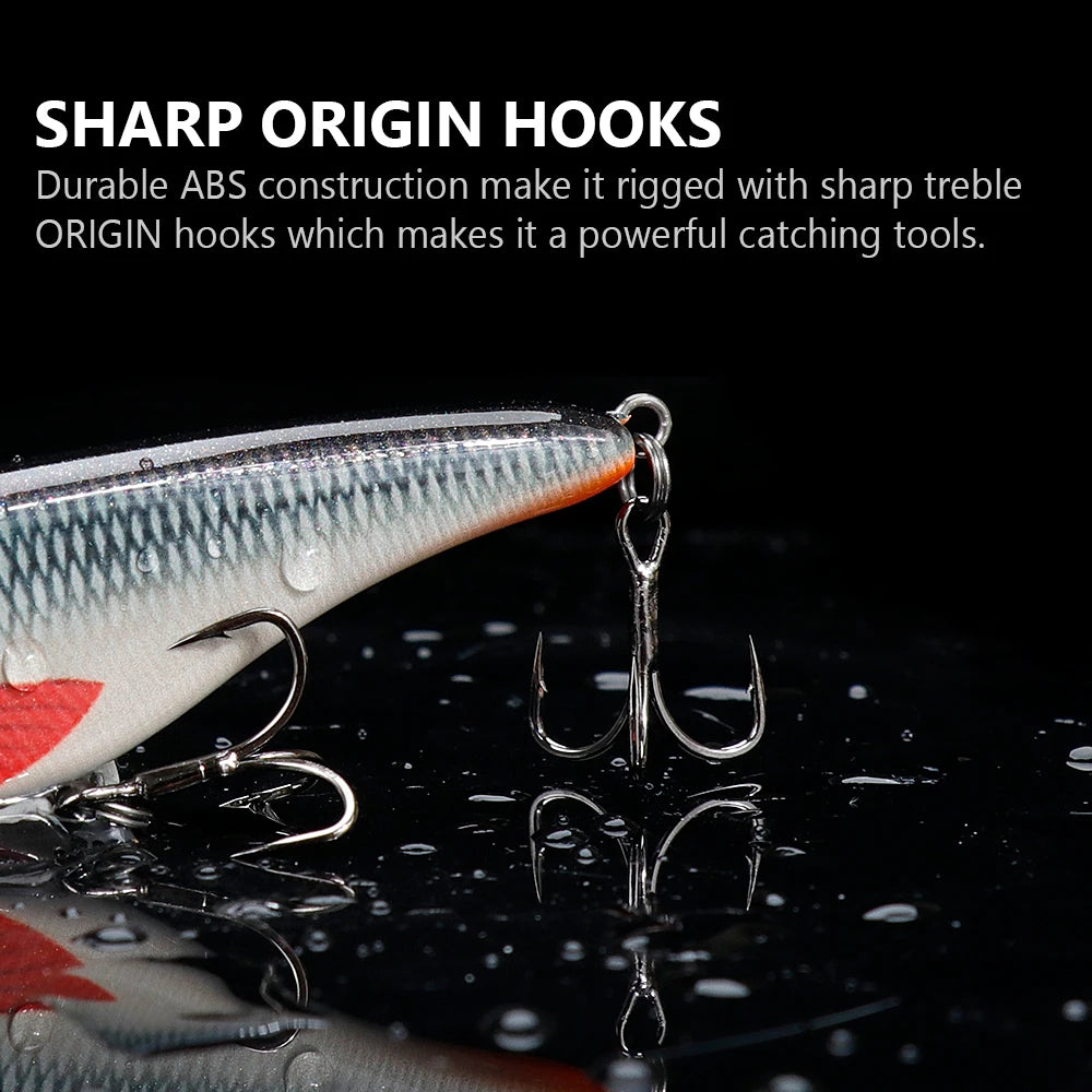 Slow Sinking Jerkbait Lures for Pike Fishing
