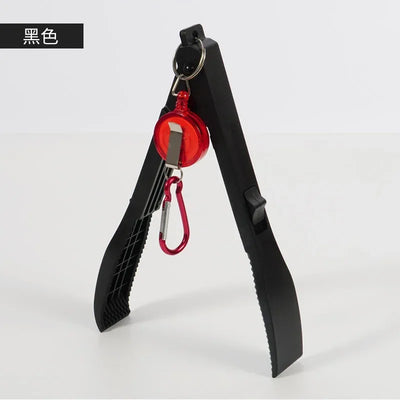 Portable Fish Gripper with Lock and Rod Holder