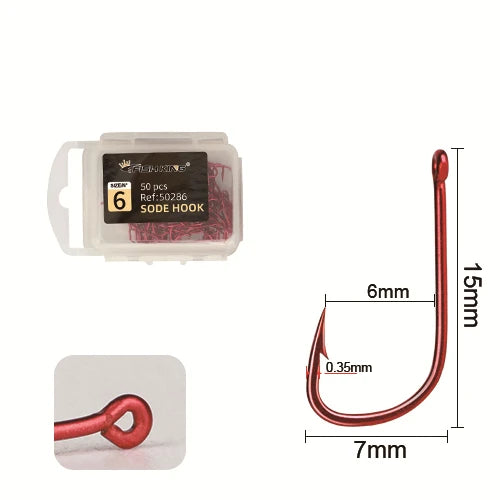 High Carbon Hooks for Carp and Fly Fishing