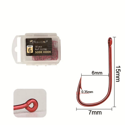 High Carbon Hooks for Carp and Fly Fishing