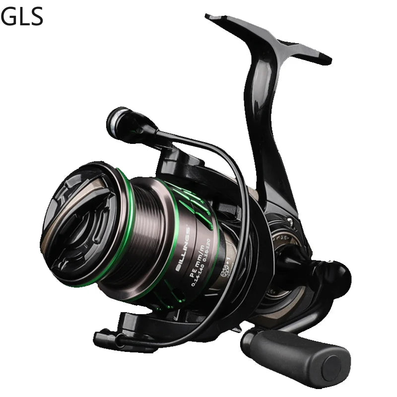 Soft Grip Saltwater Spinning Reel with Smooth Drag