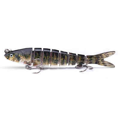 Multi Jointed Sinking Swimbait for Pike Fishing