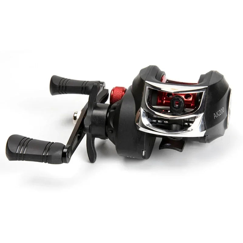 Magnetic Brake Baitcasting Reel with Max Drag Control