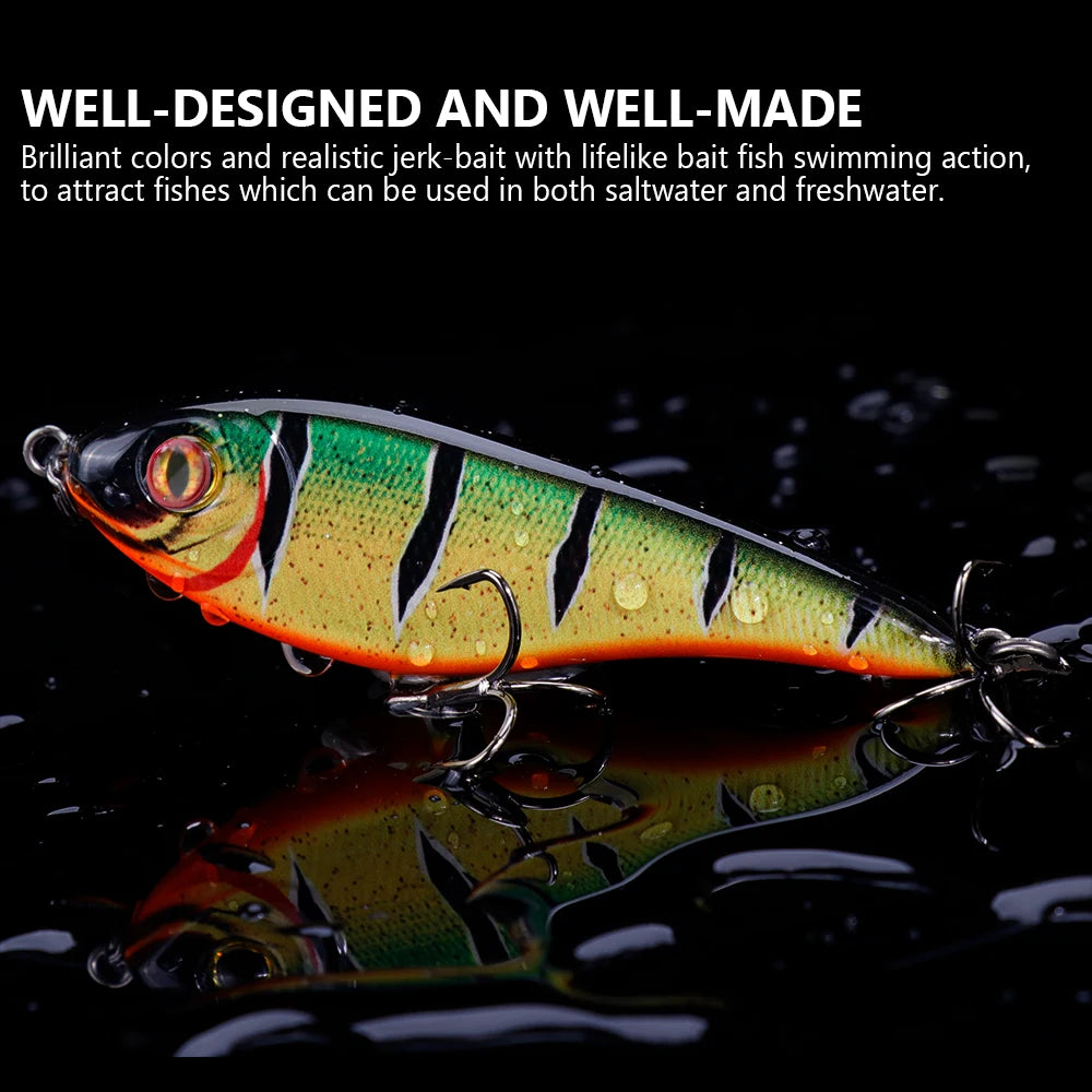 Slow Sinking Jerkbait Lures for Pike Fishing