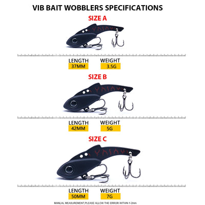 Metal VIB Spoon Jig Lure for Bass and Winter Fishing