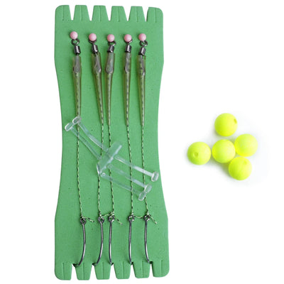 Ready Tied Carp Hair Rigs with Anti Tangle Hooks