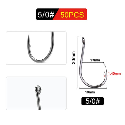 Circle Eyed Carp Hooks for Jig and Soft Baits