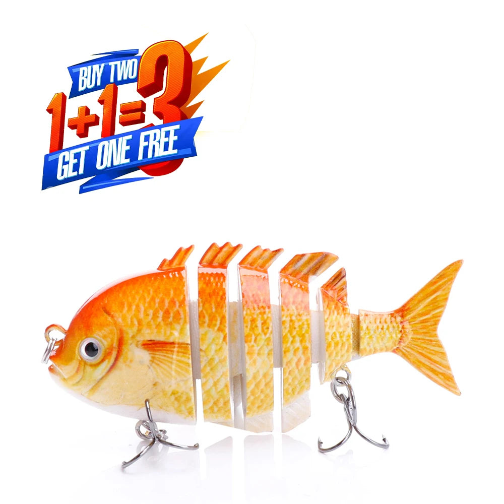 Jointed Swimbait Sinking Wobblers Fishing Set