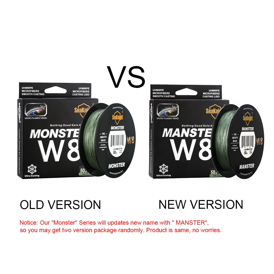 MONSTER 8 Weaves Braided PE Fishing Line Floating Multifilament