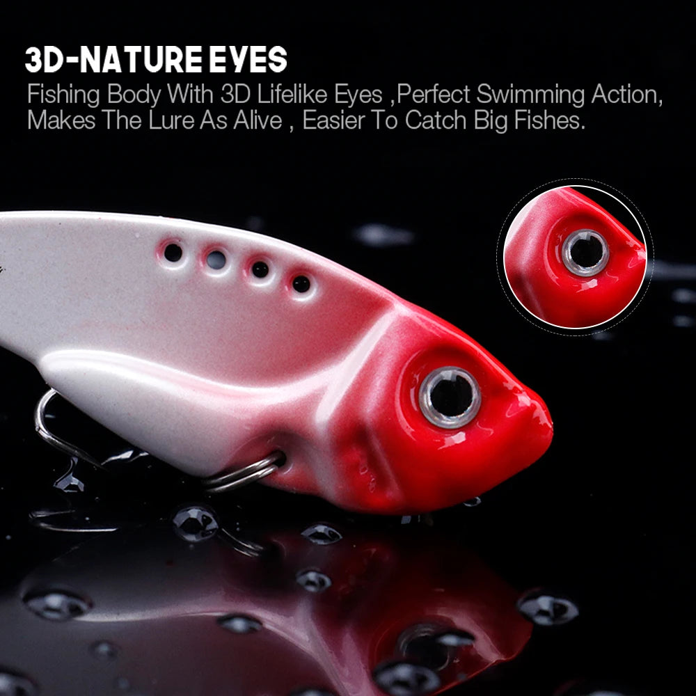 Metal Spinner Spoon Lure Set with Jig Baits