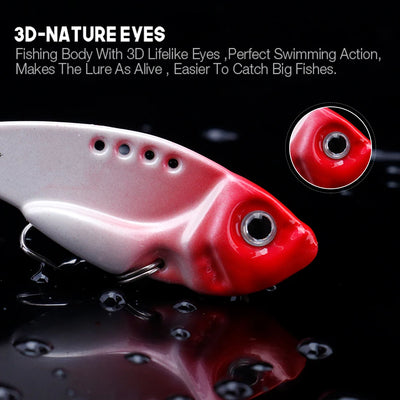 Metal Spinner Spoon Lure Set with Jig Baits