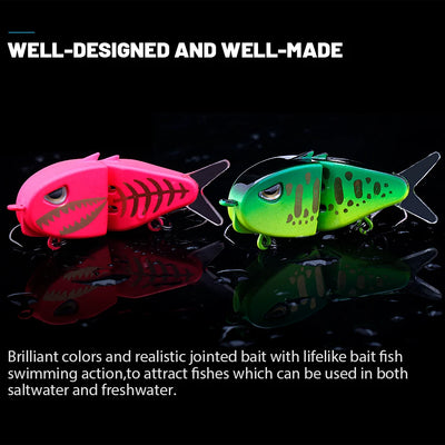3D Glide Bait Sinking Wobbler for Deep Fishing