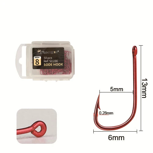 High Carbon Hooks for Carp and Fly Fishing