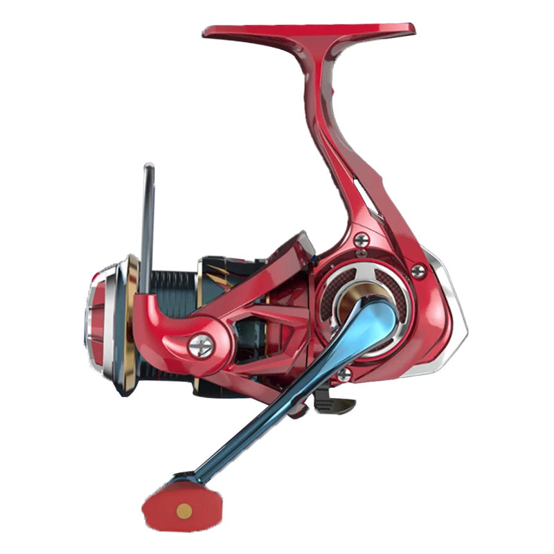 Engraved Metal Spool Reel for Bass Fishing