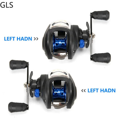 Magnetic Brake Baitcasting Reel with Max Drag Control