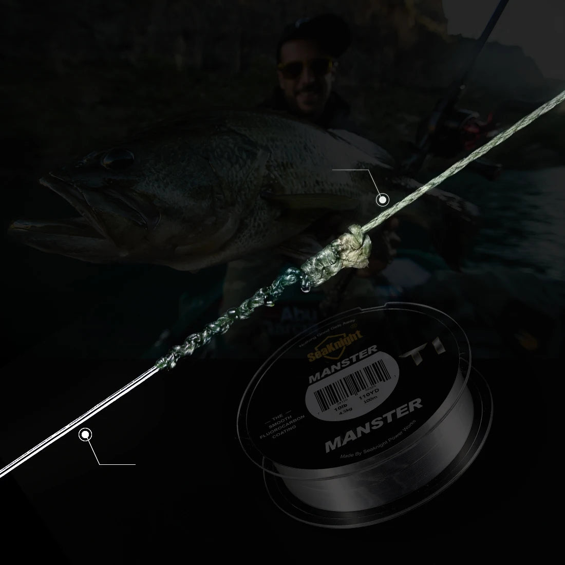 MONSTER 8 Weaves Braided PE Fishing Line Floating Multifilament