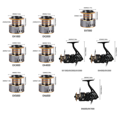 Smooth Waterproof Spinning Reel for Freshwater and Saltwater