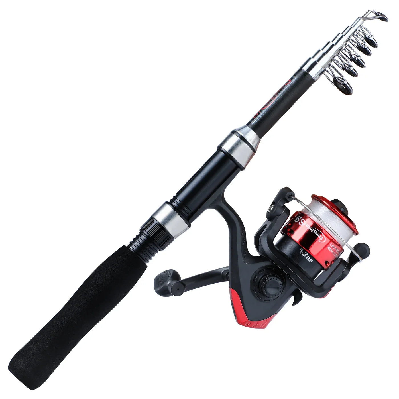 Kids Telescopic Fishing Rod and Reel Set
