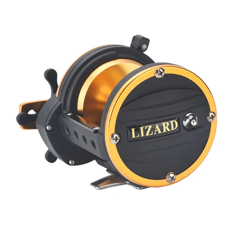 Sea Bass Drum Reel with High Drag Power