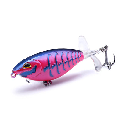 Topwater Double Tail Popper Lure for Bass