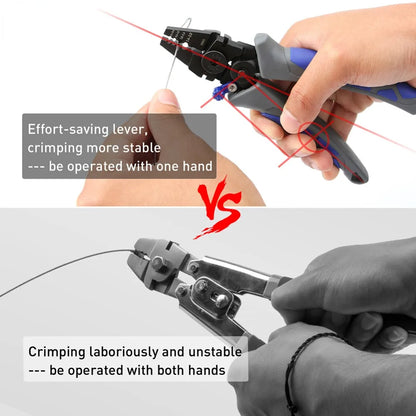 Portable Fishing Crimping and Cutting Tool