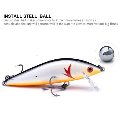 Precision Sinking Jerkbait for Freshwater and Saltwater
