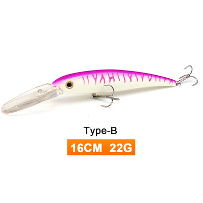Big Floating Jerkbait Minnow for Sea Trolling
