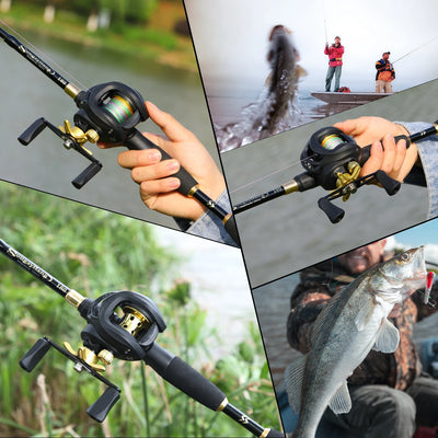 Telescopic Casting Combo with Reel and Rod