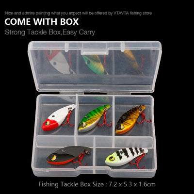 Single Hook Spoon Jig Lure Mini Set