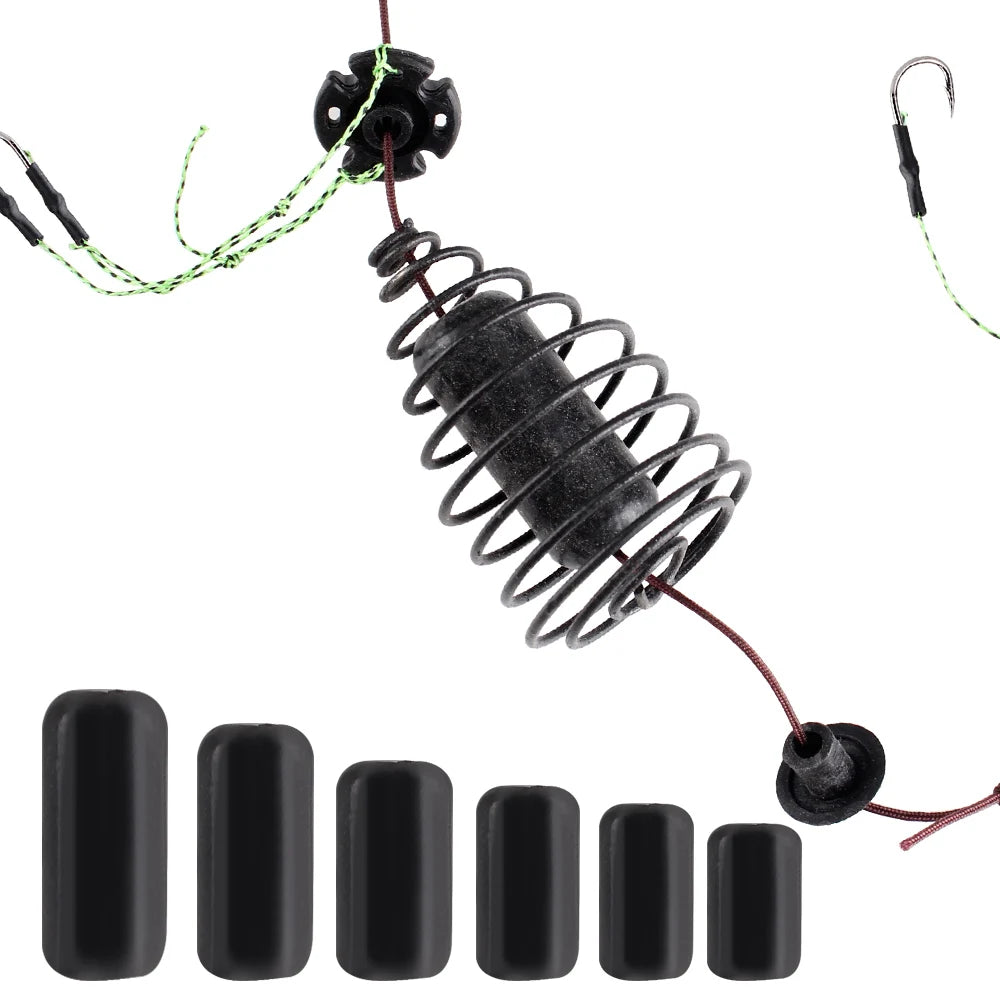 Metal Feeder Hooks with Bait Cage for Carp Fishing